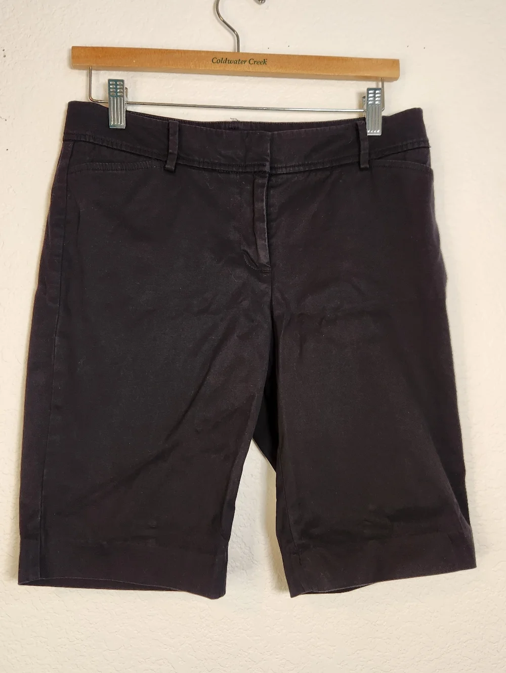 Talbots‎ Perfect Shorts Black, Size 2, 10.5 Inseam